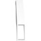 Ekena Millwork 3-in. W x 16-in. D x 16-in. H Funston Architectural Grade PVC Knee Brace BRCP03X16X16FST - alternate 2
